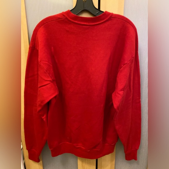 Vintage bears celebrating Christmas red sweater Size medium - Picture 4 of 8